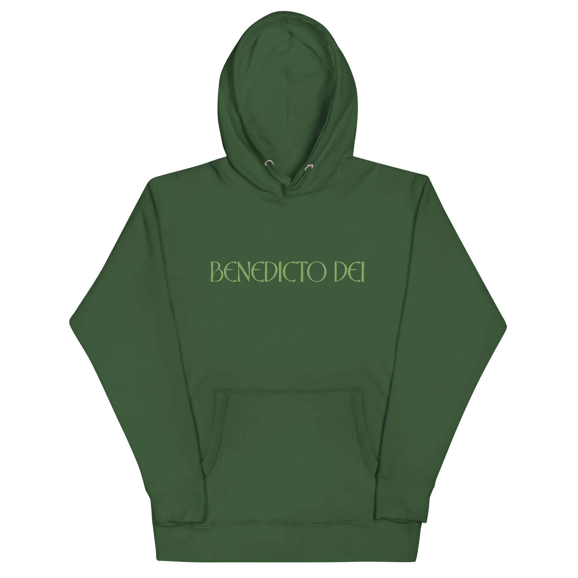 Benedicto Dei Embroidery Hoodie
